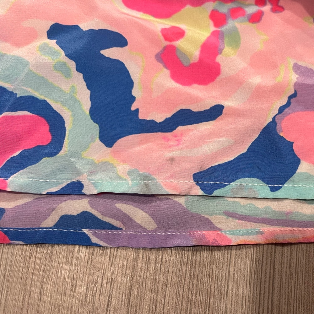 Lilly Pulitzer 100% Silk Tank Top - Picture 3 of 5
